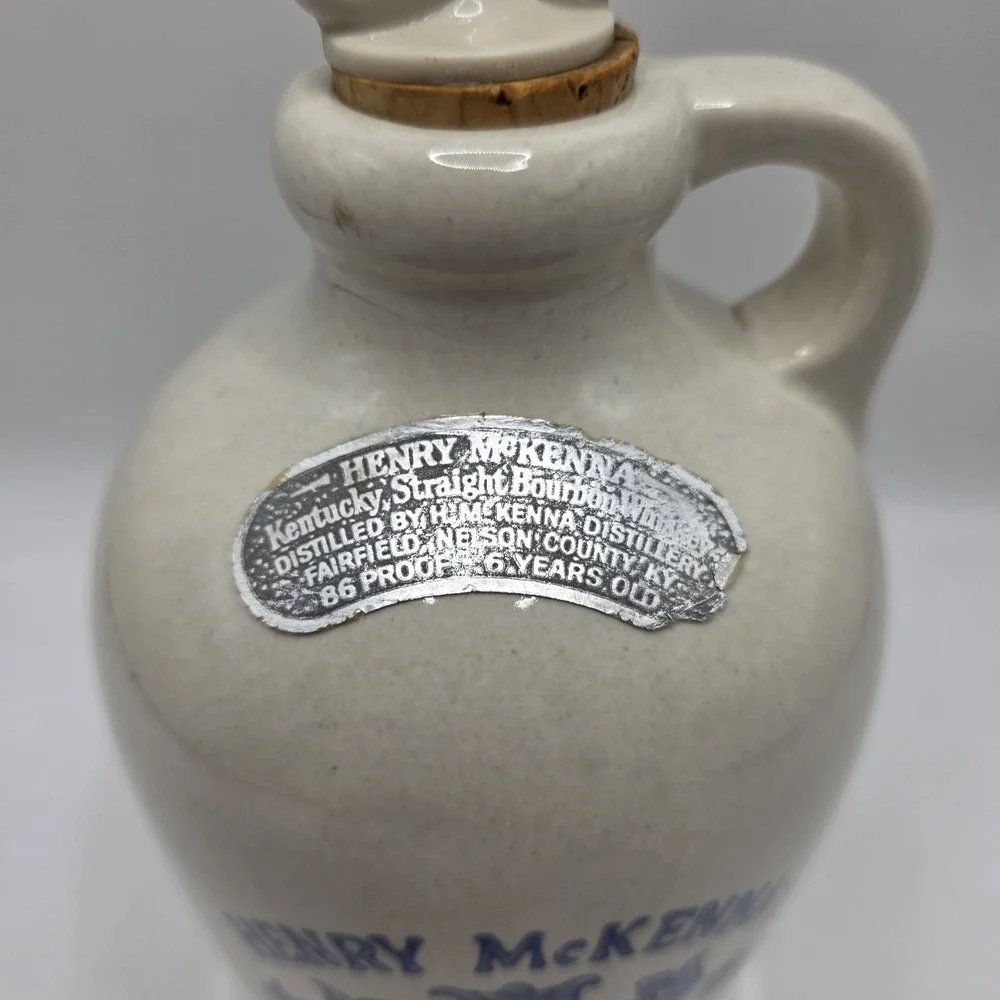 Henry‎ McKenna Hand Made Kentucky Stoneware Jug 4/5 Quart